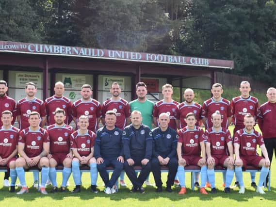 Cumbernauld United sit third in the Championship table