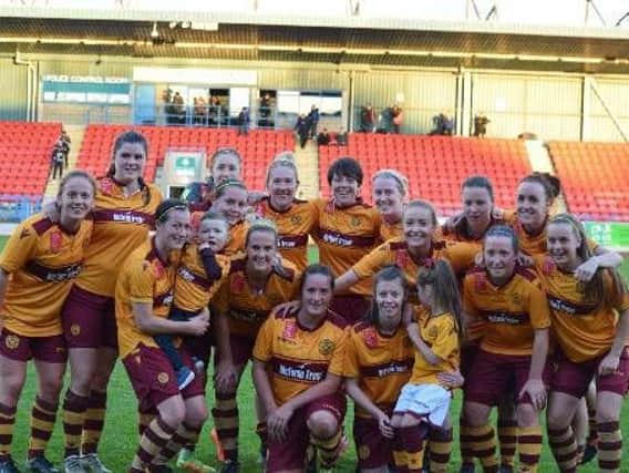 Motherwell Ladies celebrate reaching SSE Scottish Cup final with 3-1 semi-final win over Spartans