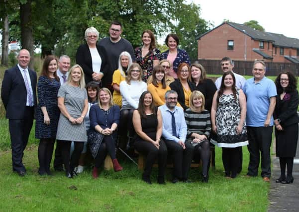 The North Lanarkshire Council staff who have embarked on a range of degree programmes as part of the Graduate Apprenticeship scheme