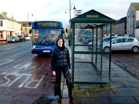 Public transport campaigner Janet Moxley says the changes could benefit Biggar and Lanark passengers