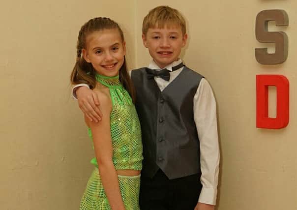 Dylan Millar with his dance partner Alexis Earlie