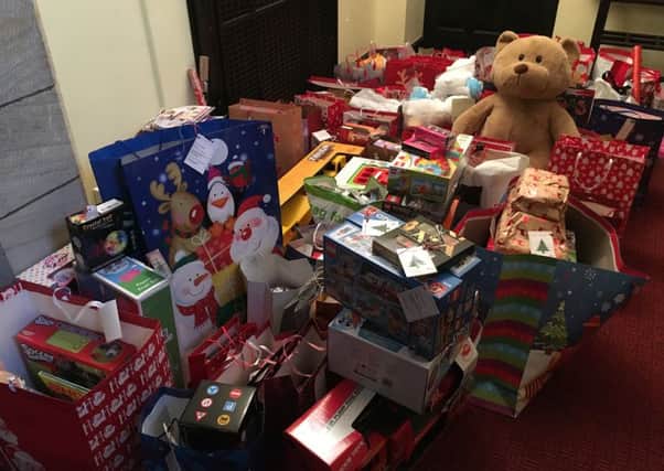 The church is hoping to collect lots of gifts for disadvantaged children.