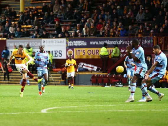 David Turnbull scored a screamer in this month's 1-0 home win over Dundee (Pic by Ian McFadyen)