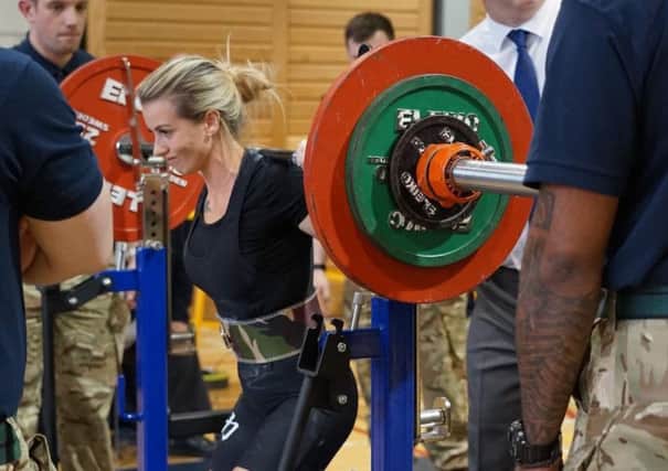 World powerlifting champion and former Bishopbriggs Academy pupil Amanda Monaghan