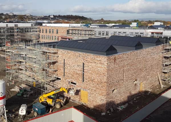 The character of the Â£37m Cumbernauld Academy and Cumbernauld Theatre development is now becoming increasingly apparent as the project enters the latter stages of construction.