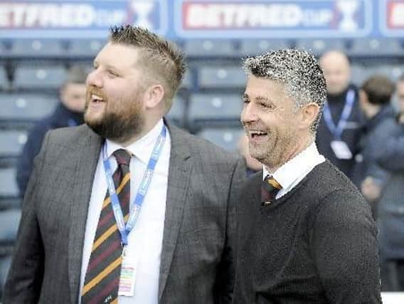Alan Burrows and Stephen Robinson have plenty to smile about after Motherwell posted record turnover and profit figures for the 2017-2018 season