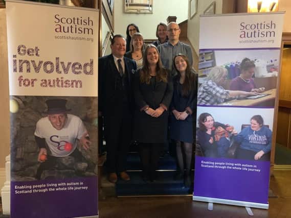 The Cornhill management and Scottish Autism team seal their new deal