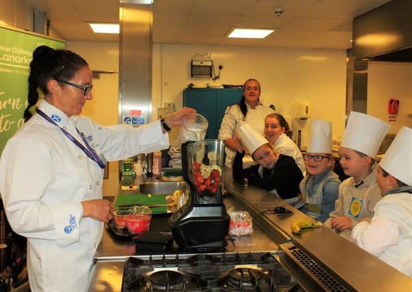 Chef lecturer Ann Brown hosts International Chefs Day event at New College Lanarkshire