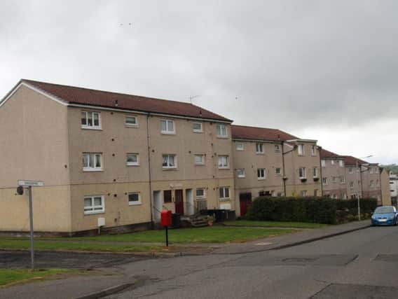 The former open communal entrances to the Smyllum flats caused constant problems