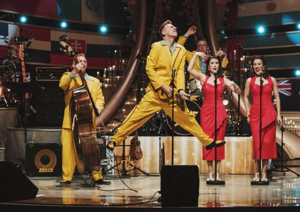 Jive Aces, who are coming to Eastwood Park Theatre on February 1.