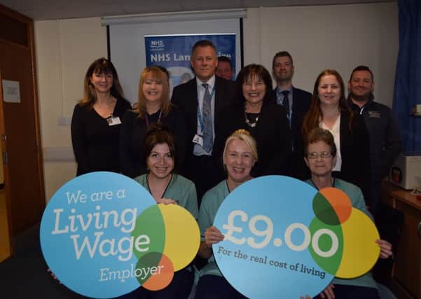 NHS Lanarkshire celebrates being accredited by Living Wage Scotland