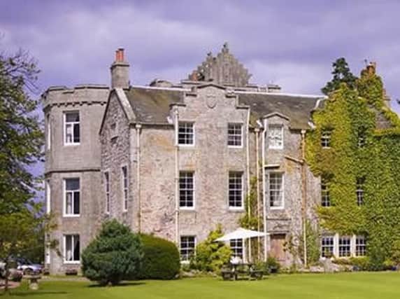 Shieldhill Castle Hotel in Biggar portrays itself as an upmarket conference centre and an exclusive wedding venue.