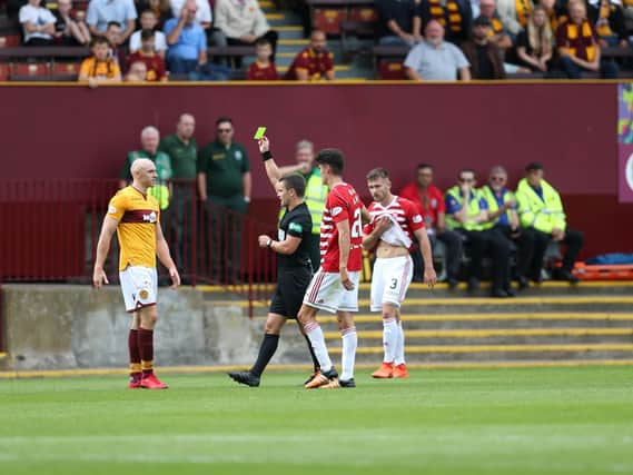 Conor Sammon starts up front for Motherwell at Hamilton today