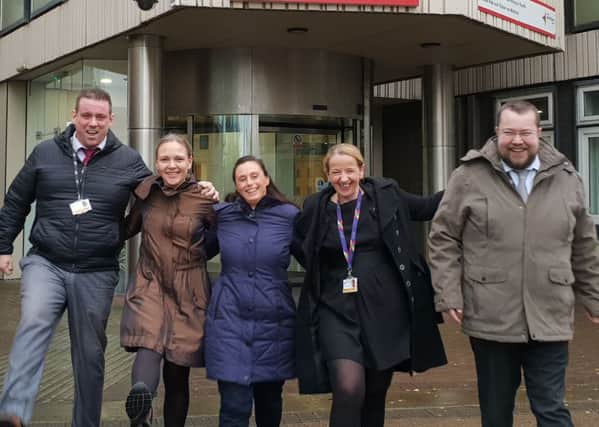The Take a Hike team from North Lanarkshire Council's legal services won the Autumn Step Count Challenge 2018