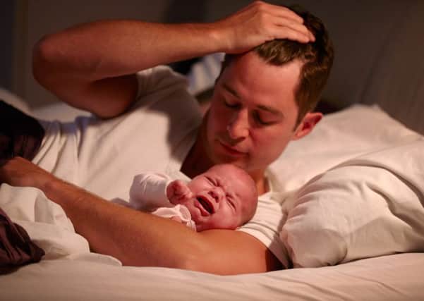 Fathers in Scotland will be asked about their mental health under radical new plans to tackle paternal postnatal depression.