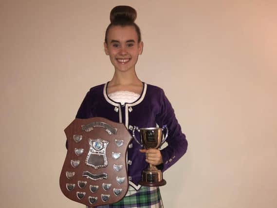 Although only 14 years old, Niamh is already something of a veteran in the world of Highland dancing.