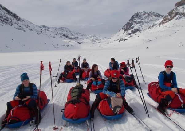 Out on the ice...The Polar Academy's pupils lead the expedition and decide their own route. It's no picnic but, for those who knuckle down, it can be a life-changing experience.