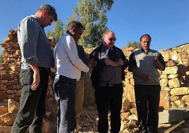 Bishop of Motherwell Joseph Toal visited Ethiopia with SCIAF to see the projects and work carried out by the charity