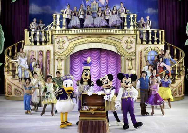 Favourites characters from many of Disneys animated classics will take to the ice in Glasgow in April this year.