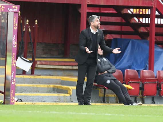 Motherwell manager Stephen Robinson thinks Jake Hastie would be well advised to stay at the Fir Park club beyond this summer for the benefit of his future career (Pic by Ian McFadyen)