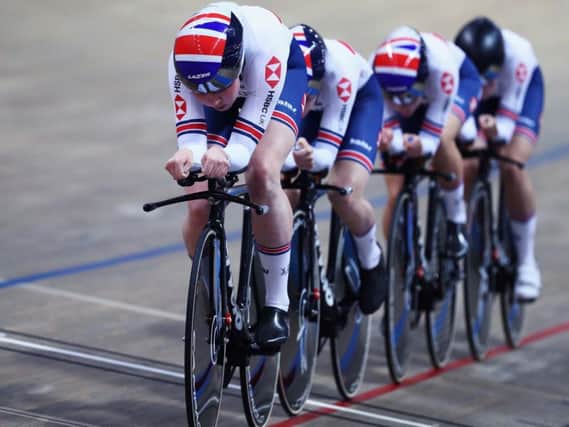 Katie Archibald and her team just lost out in the race for gold in Pruszkow (pic by Getty Images).
