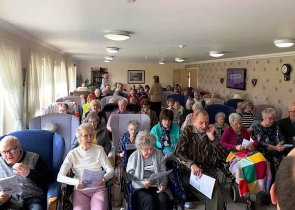 Greyfriars Church visits Beechgrove Care Home