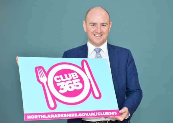 Councillor Frank McNally welcomed an extra £1 million investment to continue funding  Club 365 after positive feedback from parents over the past 12 months