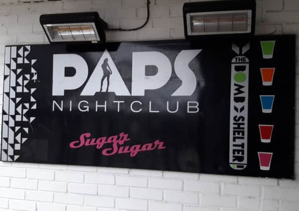 Paps nightclub in Cumbernauld