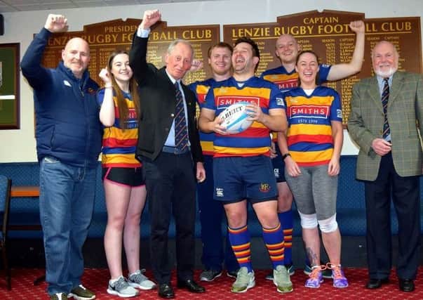 Lenzie Rugby Club are SRU Club of the Month for February