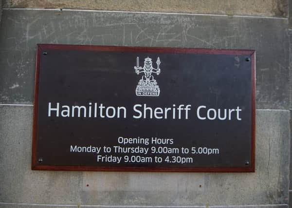 The case was called at Hamilton Sheriff Court.