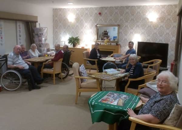 Residents of Oakburn are pictured enjoying daily activities