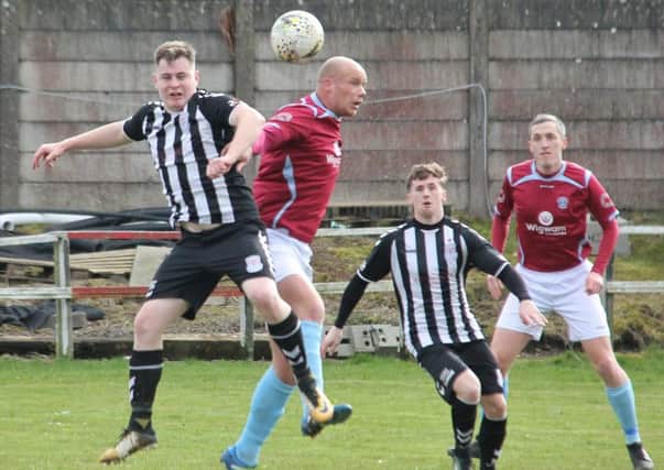 Cumbernauld United were unable to rise  to the occasion against East Kilbride Thistle. (pic by Karen M Scott)