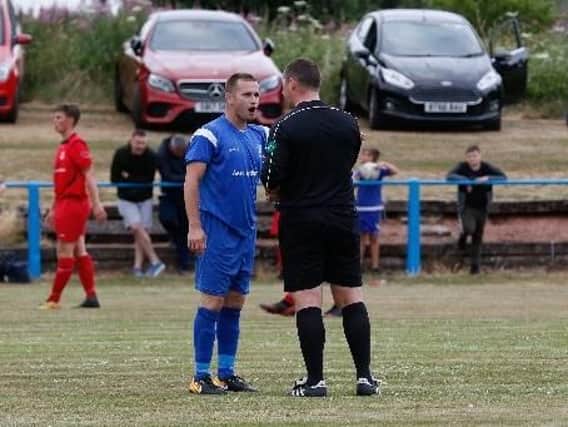 Lanark United striker Ian Watt controversially received his marching orders at Troon on Saturday (Library pic)