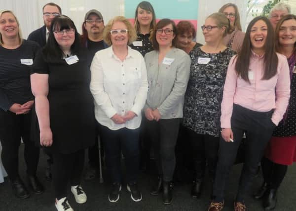 Some of the participants and organisers at the Mental Health Recovery Lanarkshire event which took place at the Alona Hotel