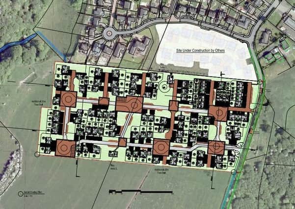 An idea of how the site off Wishaw Low Road in Cleland would have looked if planning permission had been granted