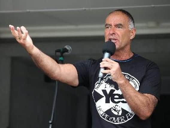 Tommy Sheridan is lined up to play football in Carluke this Sunday