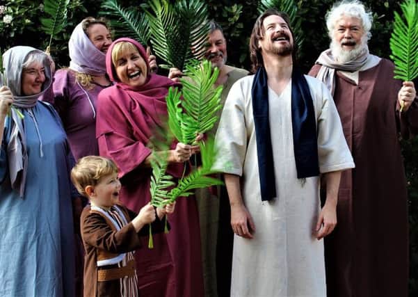 Professional actor Nicholas Elliott leads the cast of The Peoples Passionin the role of Jesus