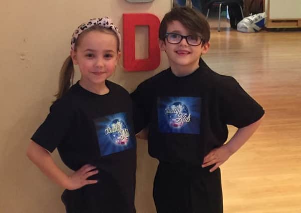Strictly Kids finalist Broguien Kearney from Motherwell with his partner Ailis Semple