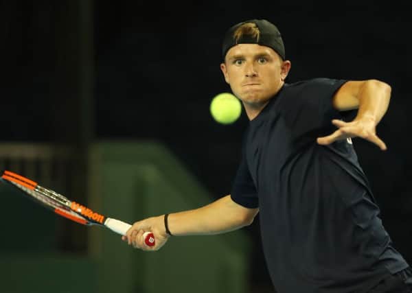 Bearsden tennis professional Aidan McHugh  (Photo by Ian MacNicol/Getty Images for LTA)