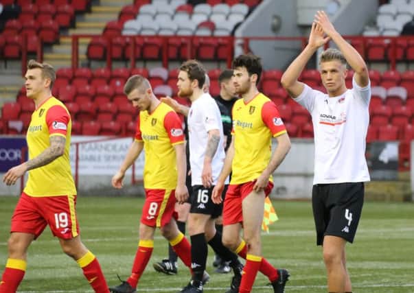 Clyde have lost the points they gained from beating Albion Rovers in February (pic by Craig Black Photography)