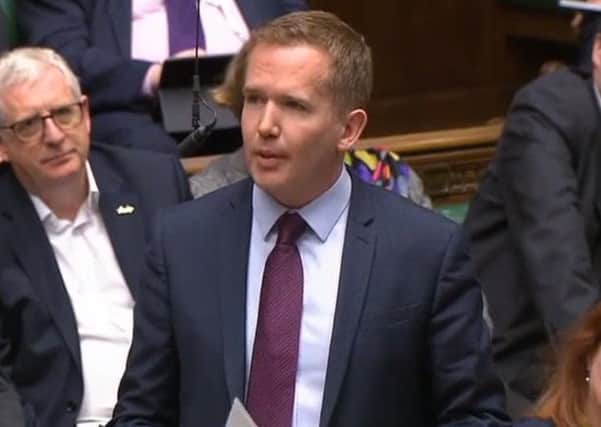 Cumbernauld, Kilsyth and Kirkintilloch East MP Stuart McDonald addresses the House of Commons