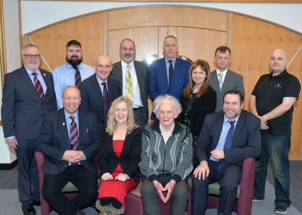 Members of Lanarkshire Firm Base meet at Motherwell Civic Centre