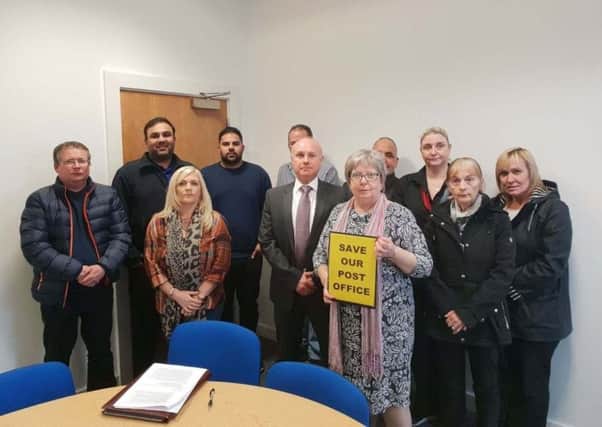 Motherwell and Wishaw MP Marion Fellows met with local sub-Postmasters to discuss remuneration