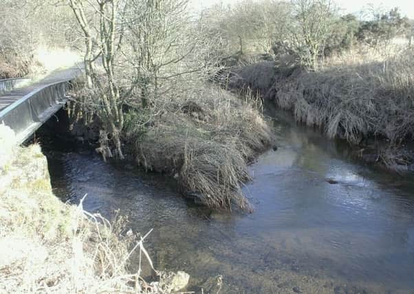 The Garrell Burn merges from the left with the River Kelvin at Dumbreck Marsh. © Copyright Robert Murray and licensed for reuse under Creative Commons Licence