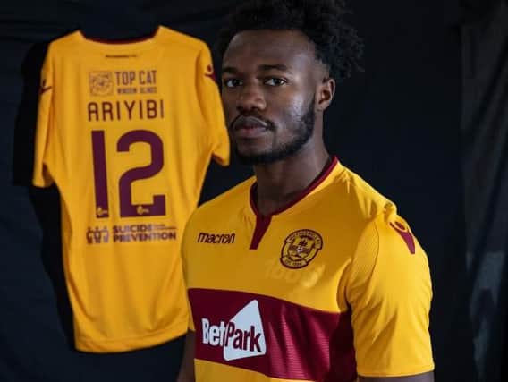 Gboly Ariyibi has been excellent for Motherwell since joining in January (Pic courtesy of MFC)