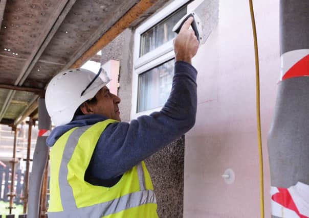 Wall insulation is one of the ways the project will tackle fuel poverty