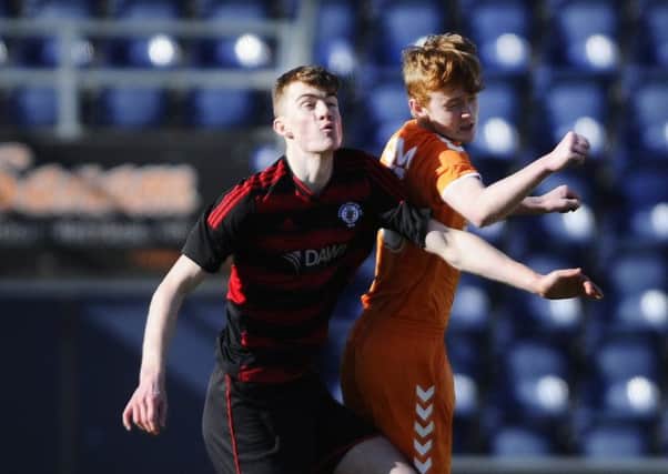 Action from Rob Roys under-19s Scottish Cup sem-final win over Syngenta.