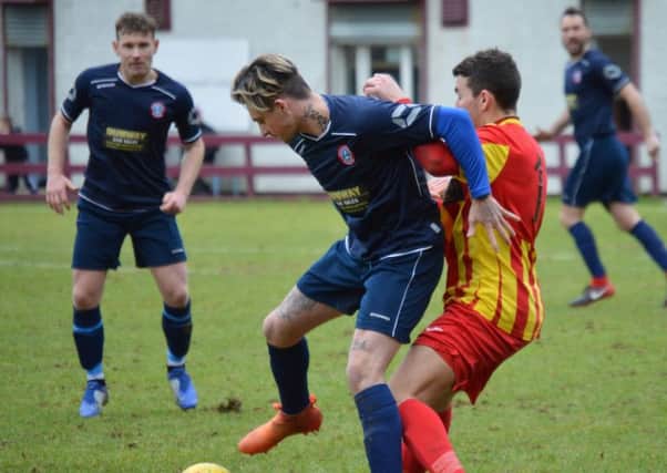 Conor Scullion was on target to round off Cumbernaulds win over Girvan (archive pic by HT Photography)
