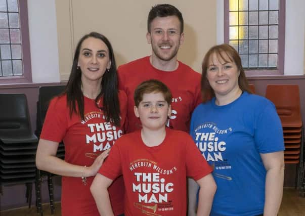 Claire and Greg Robertson (who is choreographing the show) as well as mother and son Catherine and Matthew McKenzie, all from Cumbernauld.