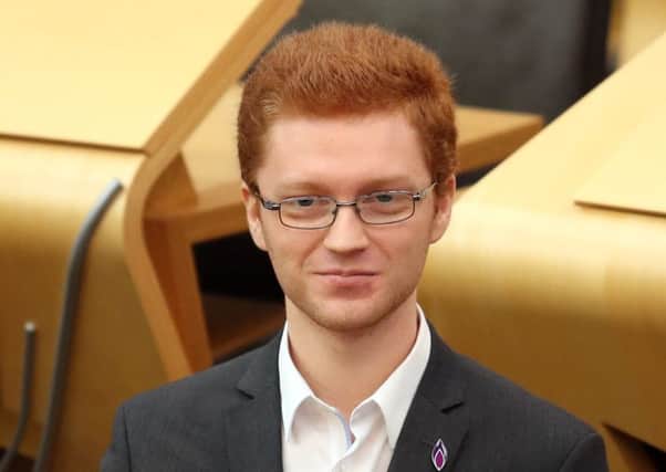 Scottish Green Party's Ross Greer during First Minister's Questions at the Scottish Parliament in Edinburgh. PRESS ASSOCIATION Photo. Picture date: Thursday January 31, 2019. See PA story SCOTLAND Questions. Photo credit should read: Jane Barlow/PA Wire